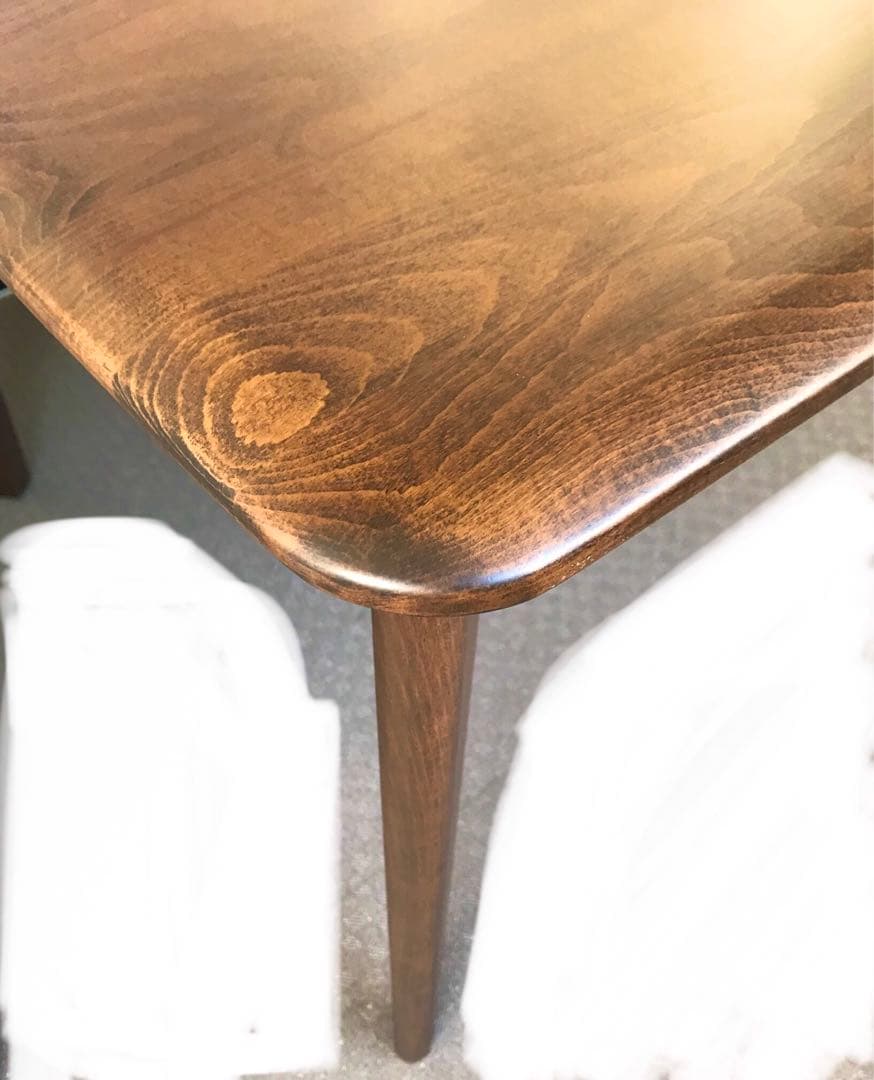 ニトリ Nコレクション ダイニングテーブル T-01 W90ミドルブラウン