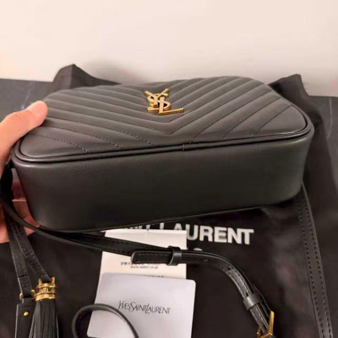 めたも@ Yves Saint Laurent ブラック ショルダーバッグ