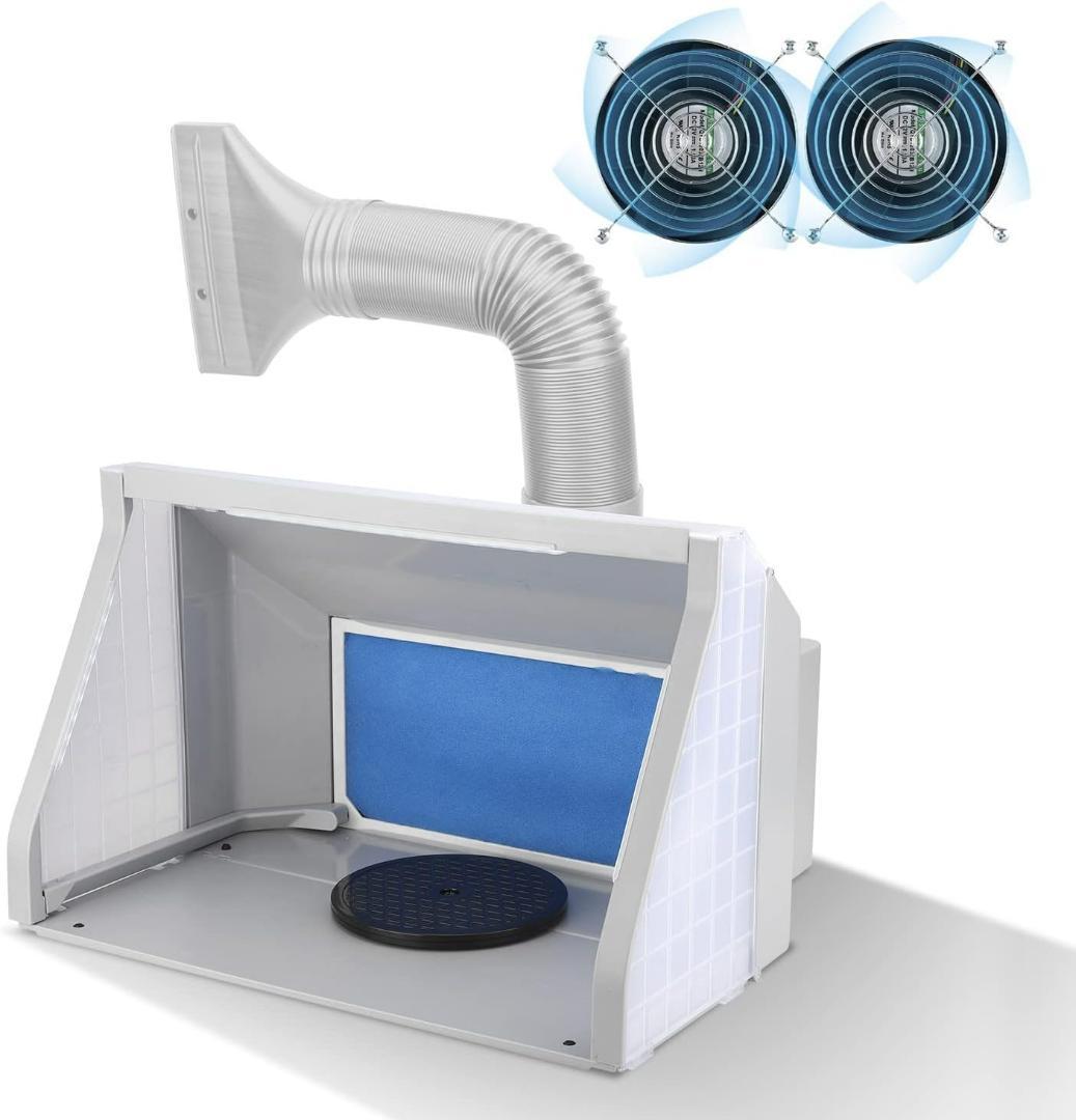 [即日発送]　塗装ブース　スプレーブース　2基ファン　ダブルファン　Anesty