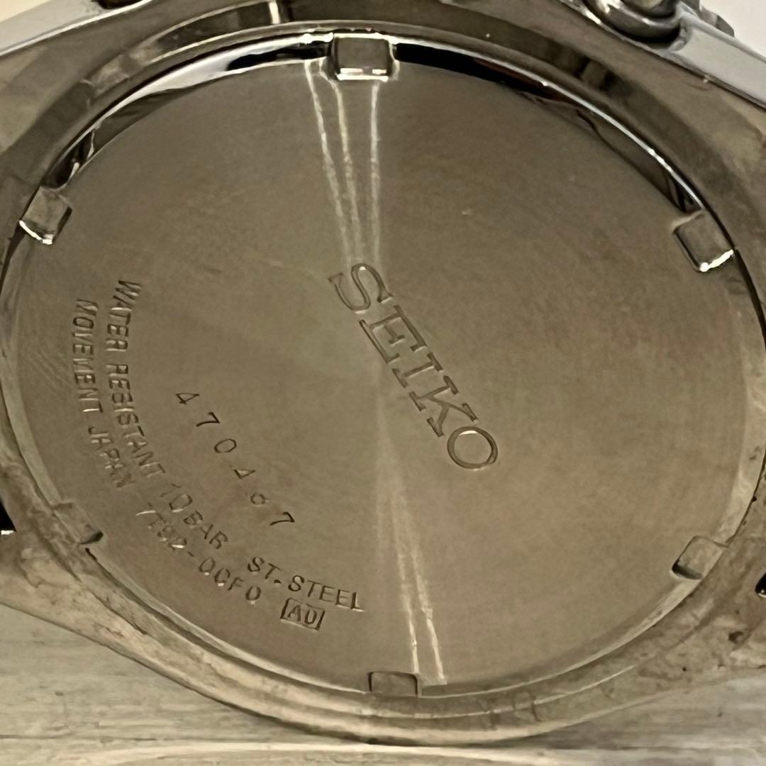 SEIKO 7T92-0CF0 フライトマスター　クロノグラフ 電池交換済み
