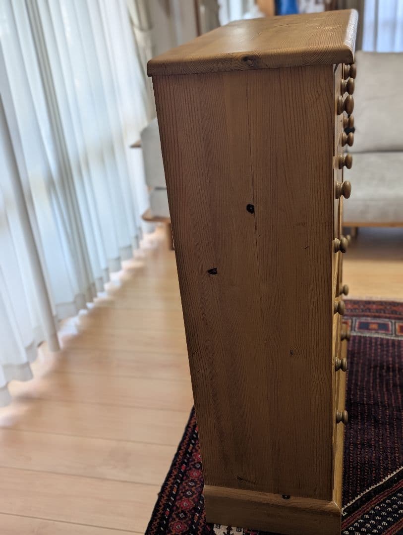 【アンティーク調家具】木製アンティーク調欧風チェスト