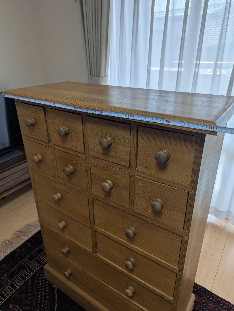 【アンティーク調家具】木製アンティーク調欧風チェスト