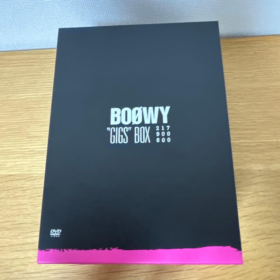 BOOWY GIGS BOX 美品