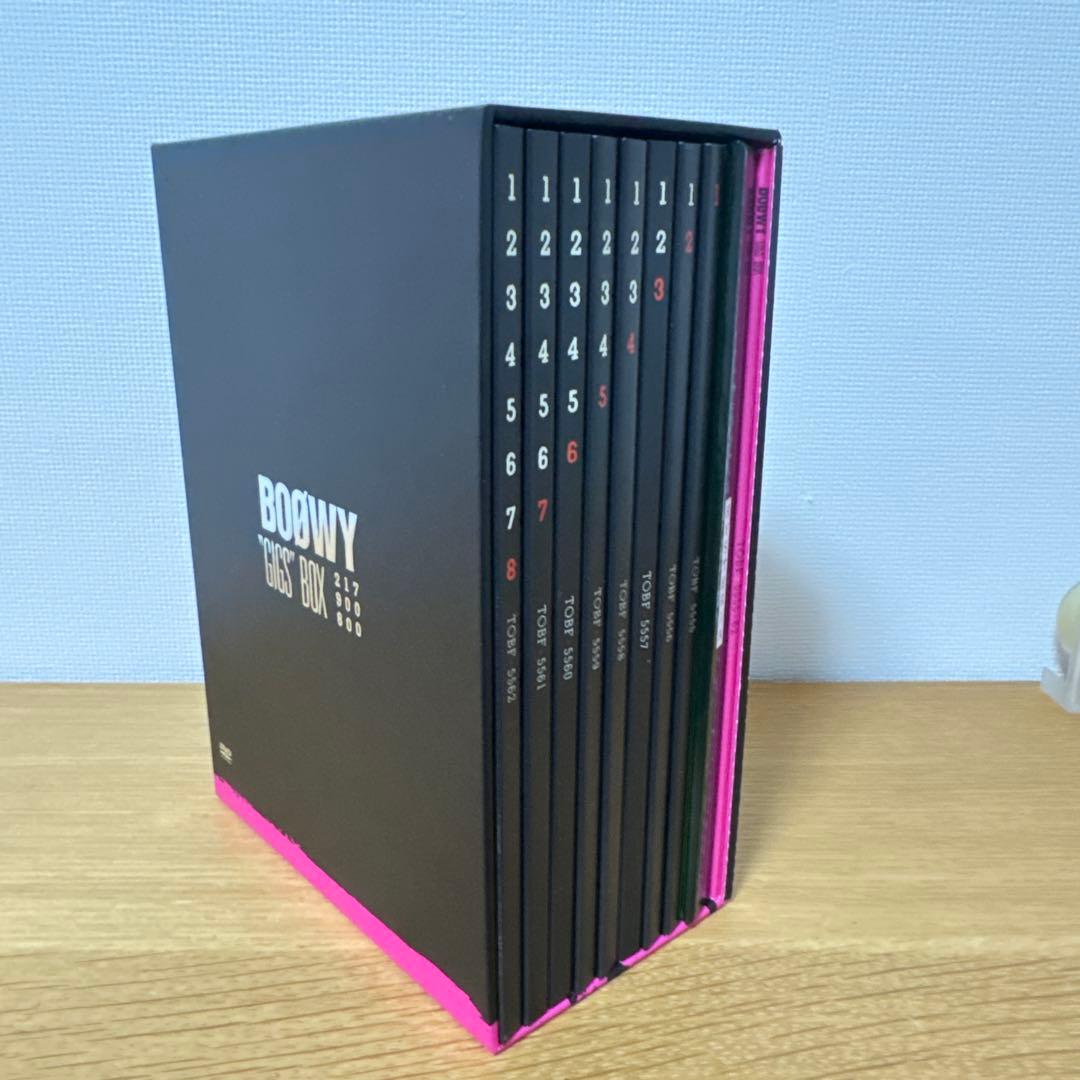 BOOWY GIGS BOX 美品