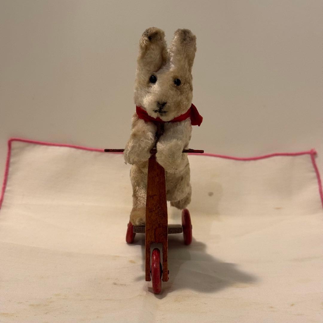 アンティーク ドイツ スクーターうさぎ オリジナル 希少
