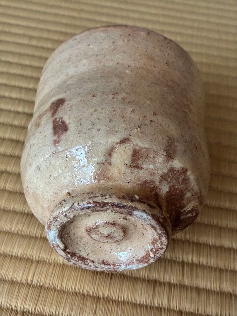 茶道具『大野瑞峰作 萩焼 筒茶碗』