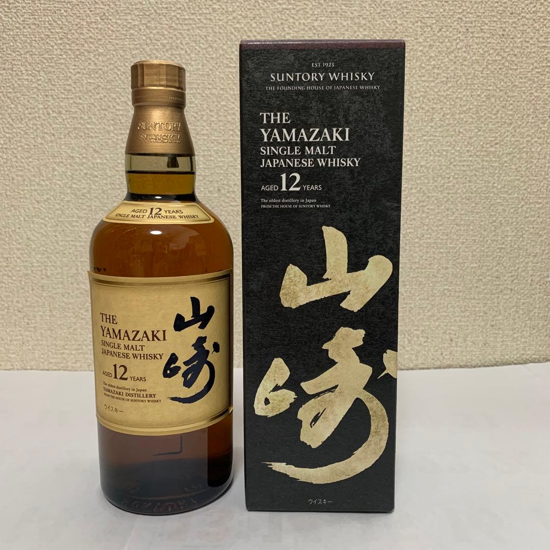 サントリーウイスキー　山崎12年　カートン付き　新品