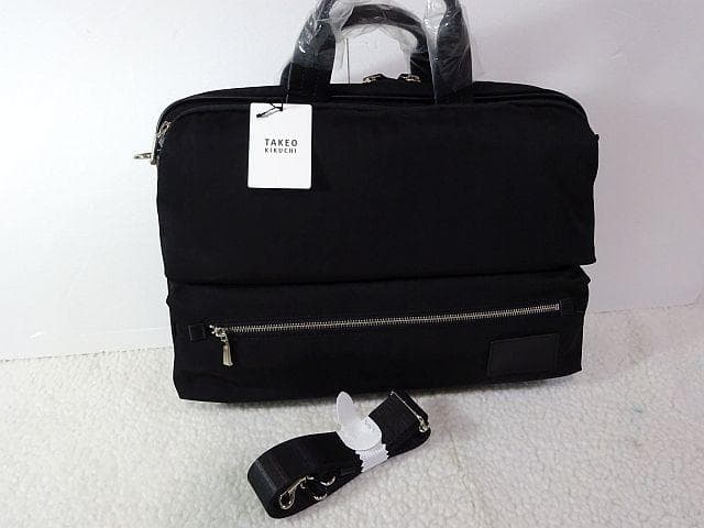 【新品・本物】TAKEO KIKUCHI　ビジネスバッグ/黒￥27,500-