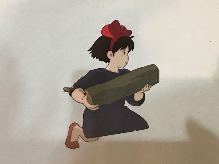 魔女の宅急便　セル画　スタジオジブリ　キキ　宮崎駿　イラスト　原画　レア　希少