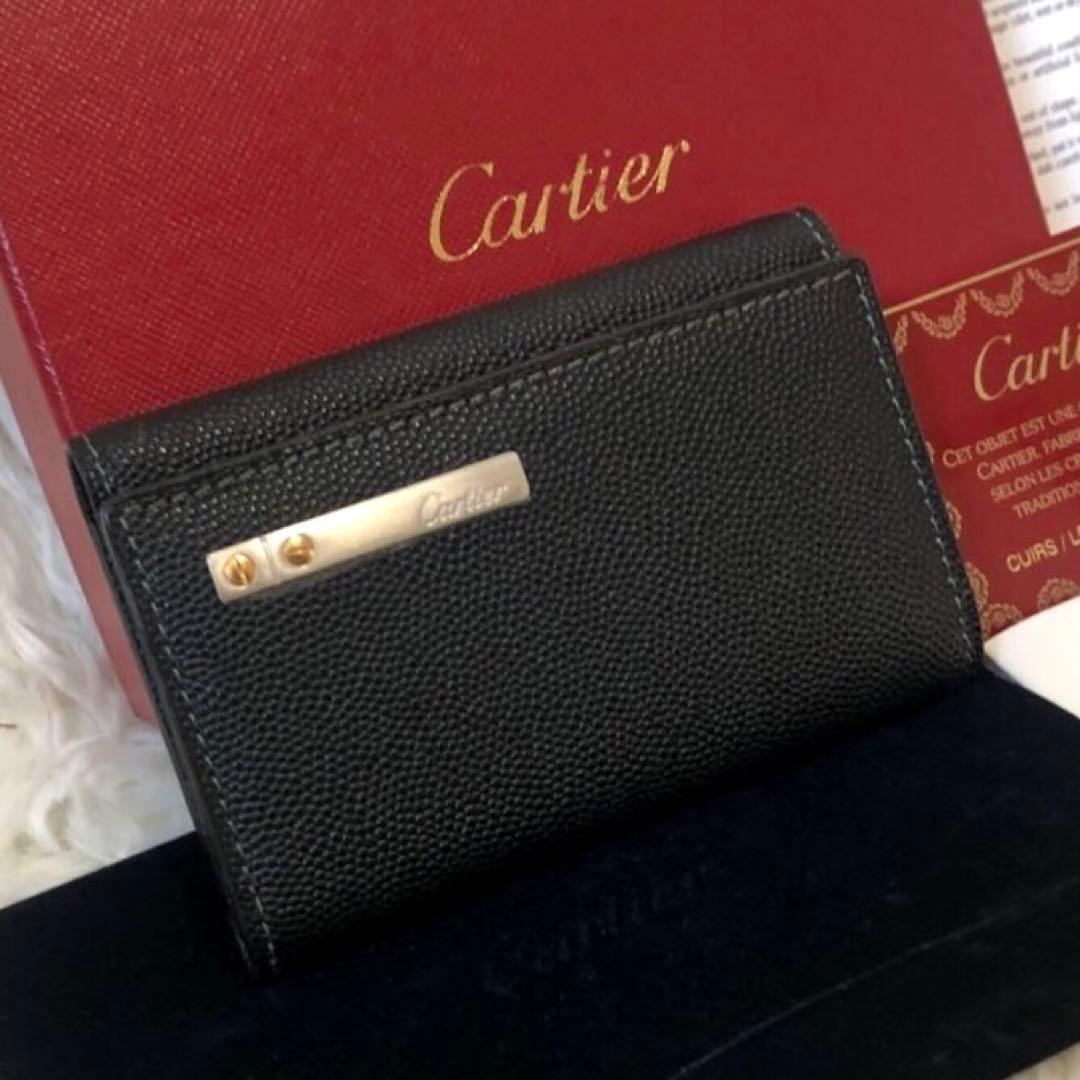 未使用✨カルティエ サントス　レザー　6連キーケース