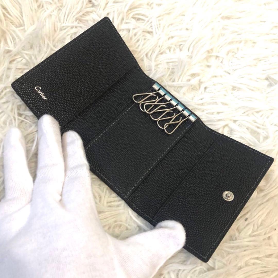 未使用✨カルティエ サントス　レザー　6連キーケース
