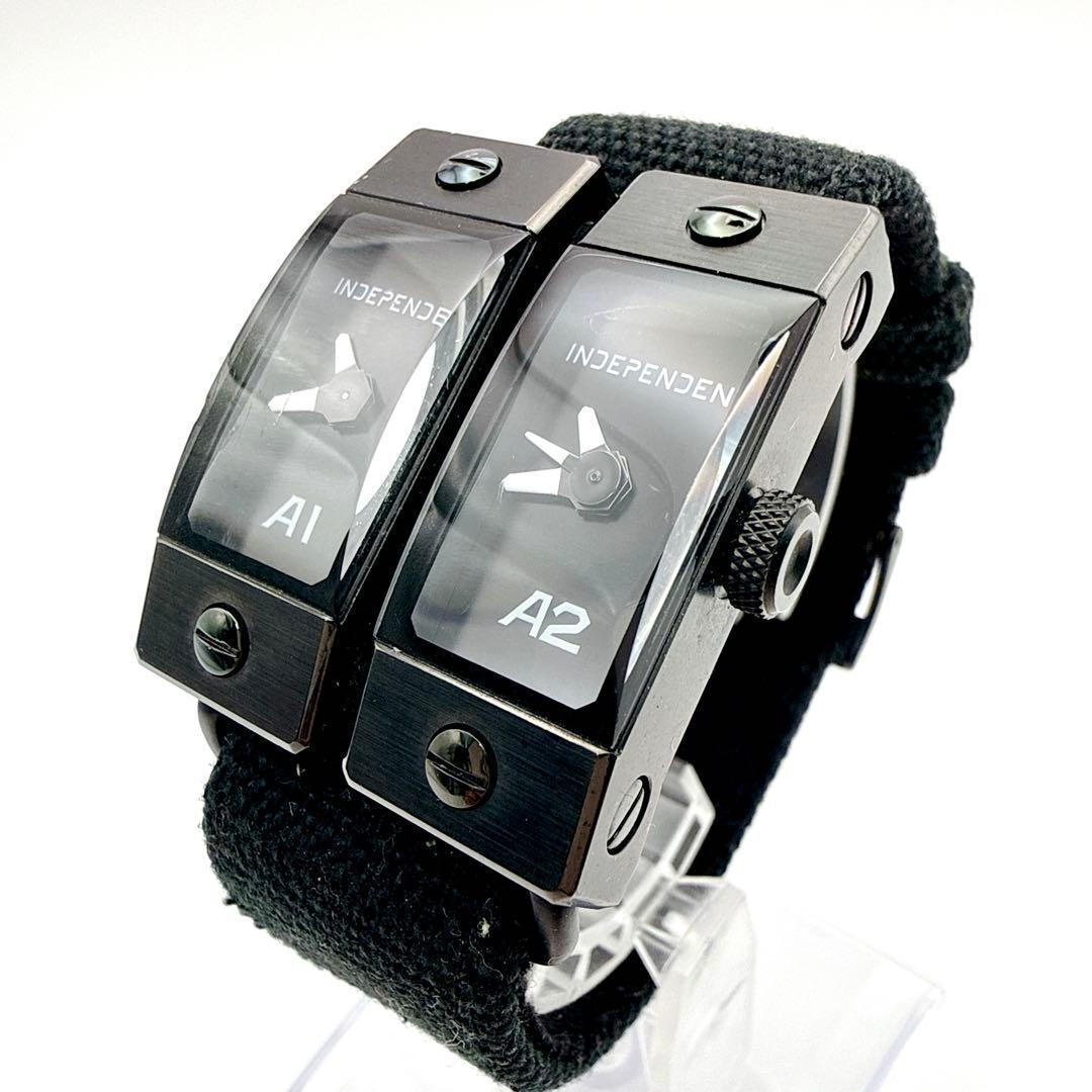 稼働品✨ CITIZEN インディペンデント デュアルタイム ツインディスプレイ