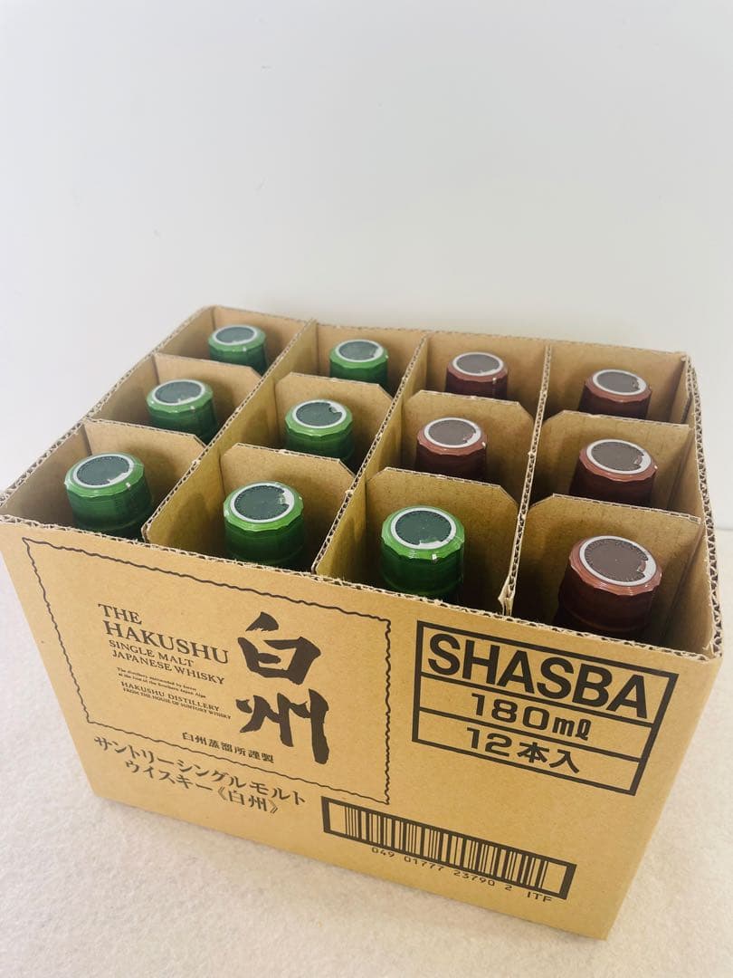 山崎 白州 180ml ウイスキー 1ダース12本