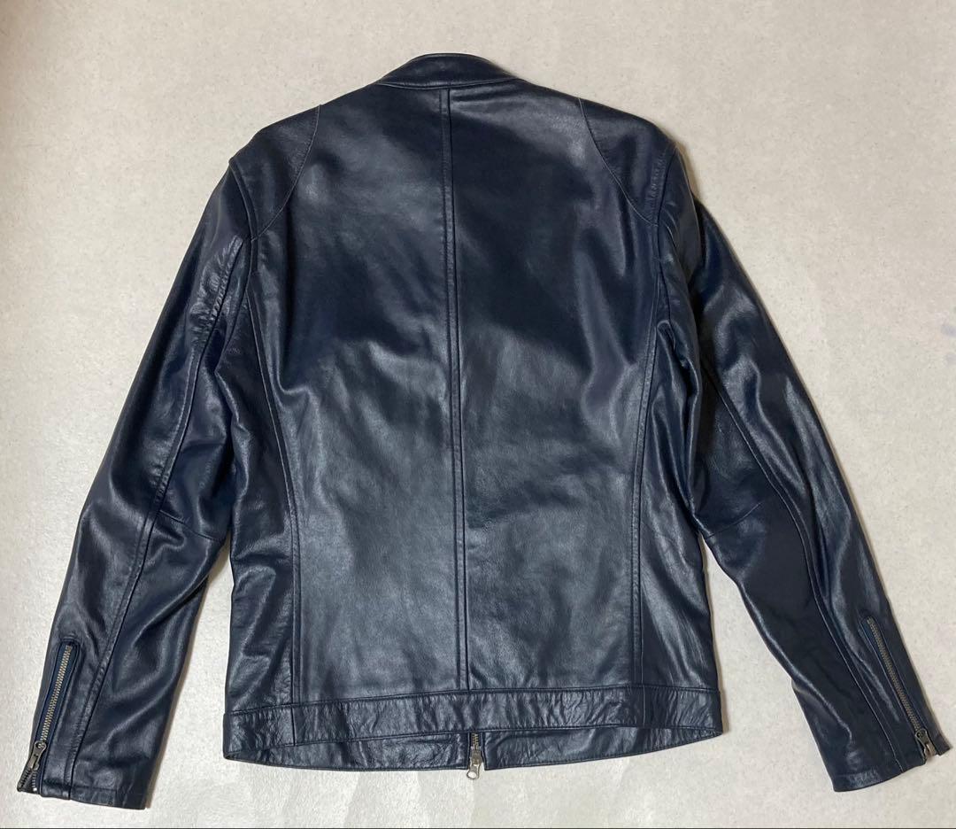 BLUE TORNADO ライダースジャケット　羊革