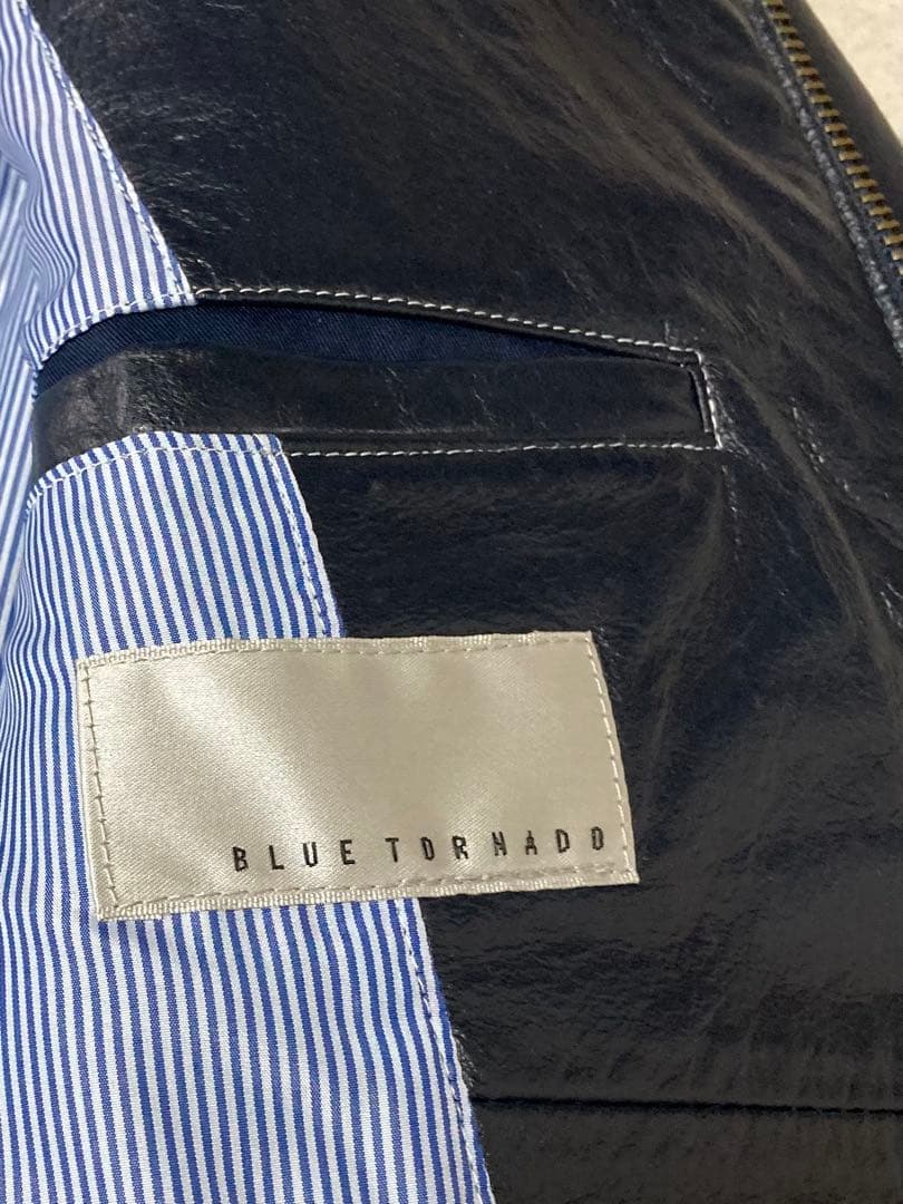 BLUE TORNADO ライダースジャケット　羊革