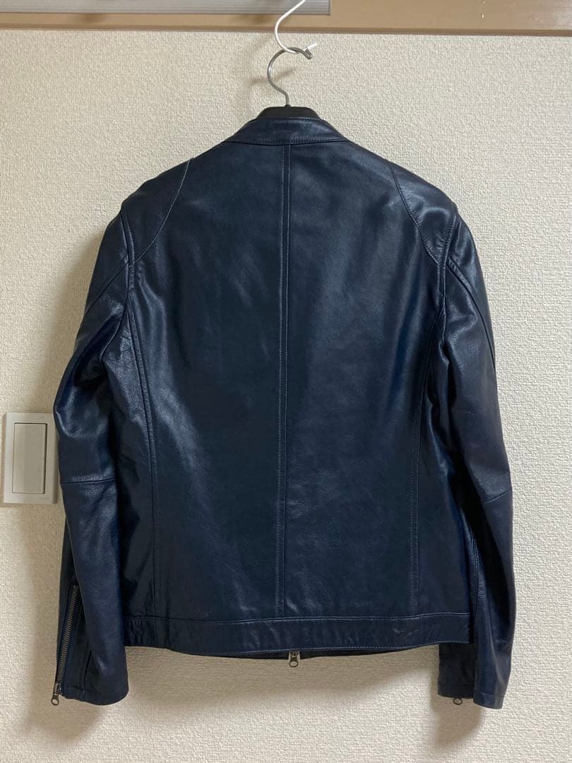 BLUE TORNADO ライダースジャケット　羊革