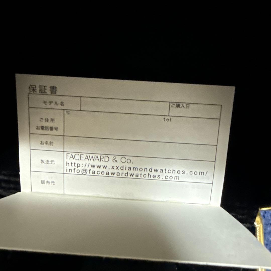 LAST KINGS XXDIAMONDゴールド ブラック 時計　箱、保証書あり