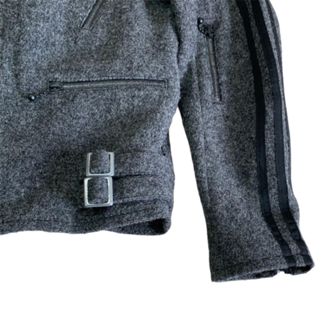 【激レア】アディダス×ネイバーフッド×ハリスツイード ライダースジャケット