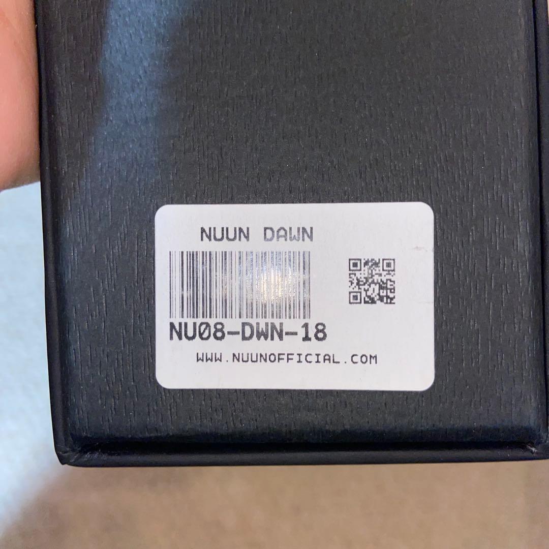 Nuun Origen Dawn ブラック　シリコンラバーストラップ　ヌーン