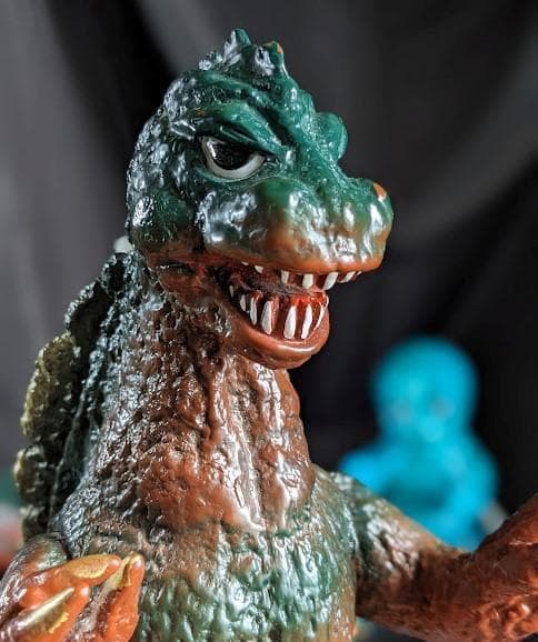 ジャイアントゴジラ＆ミニラ＆クモンガ＆カマキラス（ブルマァク他）ソフビ６体セット