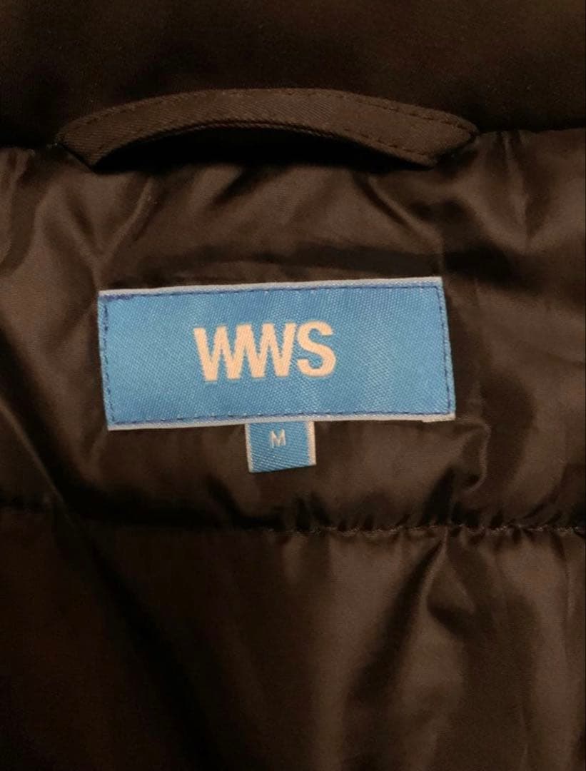 美品　WWS 洗えるウォームテックコート サイズM（チャコール）