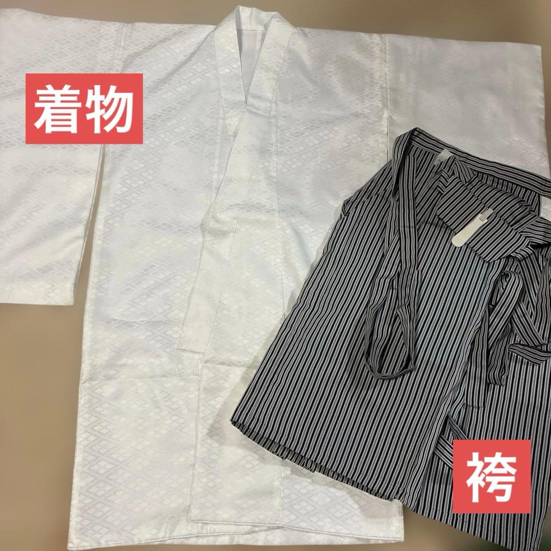 ☆中古品☆お宮参り 七五三 男の子 着物+長襦袢セット