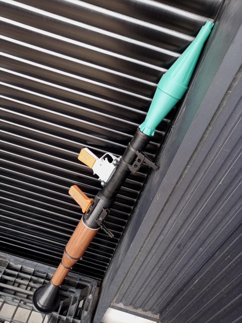 フルスクラッチ RPG-7 ロケットランチャー 3Dプリンター 成形 N