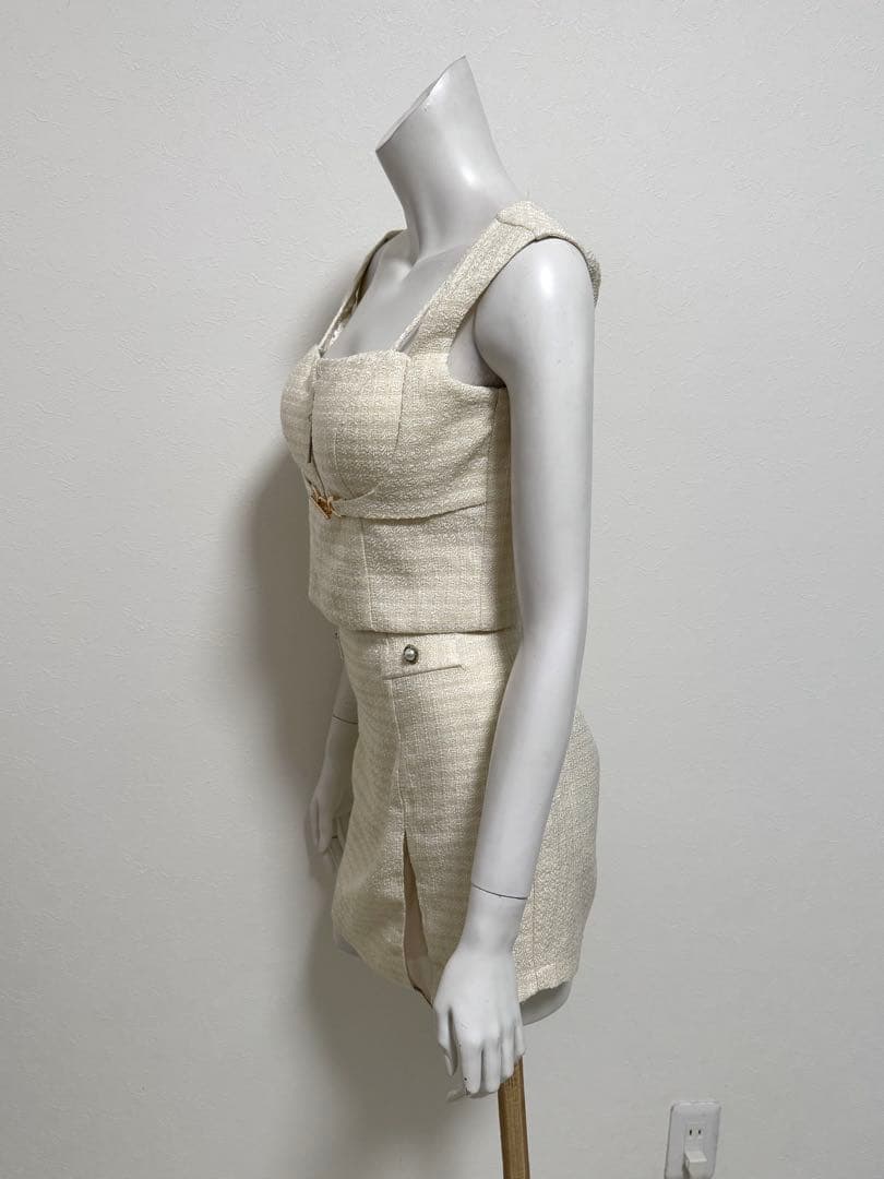 ROBE de FLEURSローブドフルール・ドレスツイードセットアップ