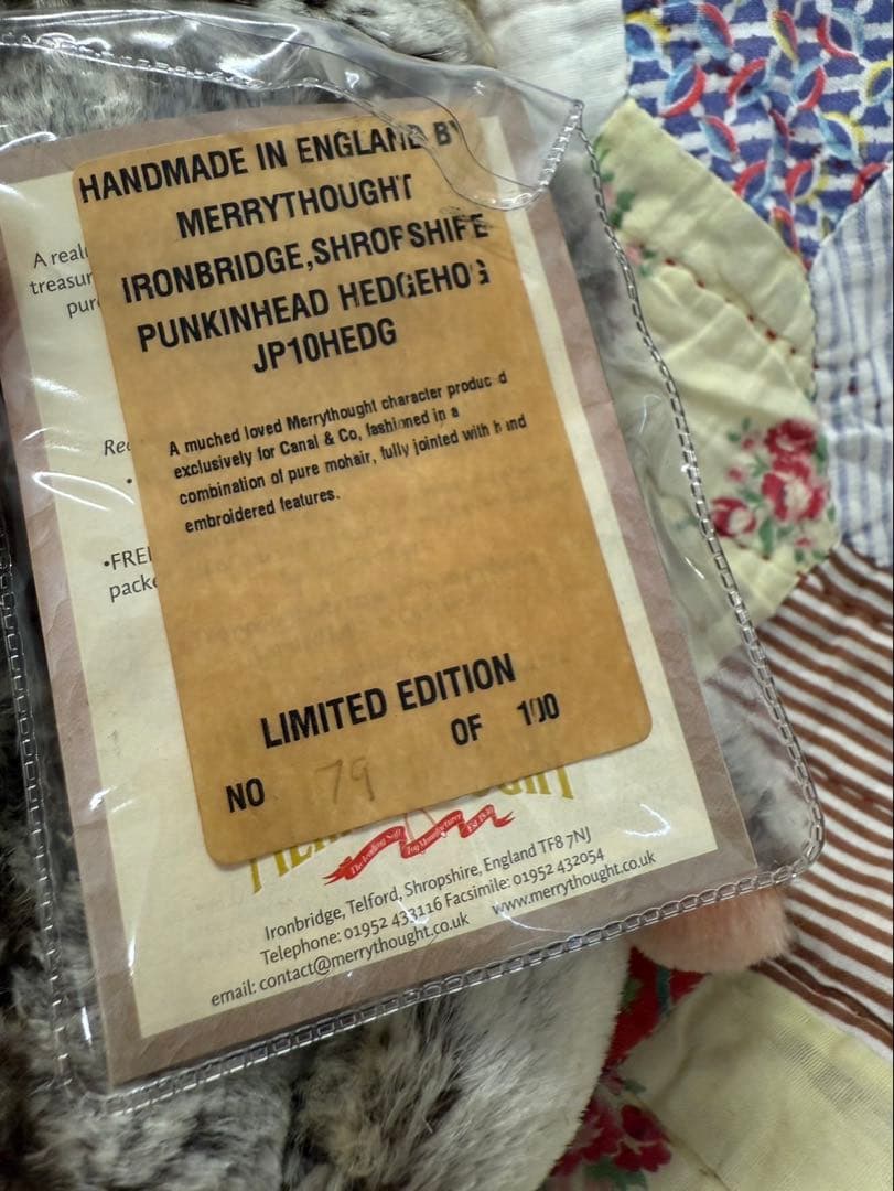 メリーソート社のパンキンヘッドヘッジホック 100体限定の79番