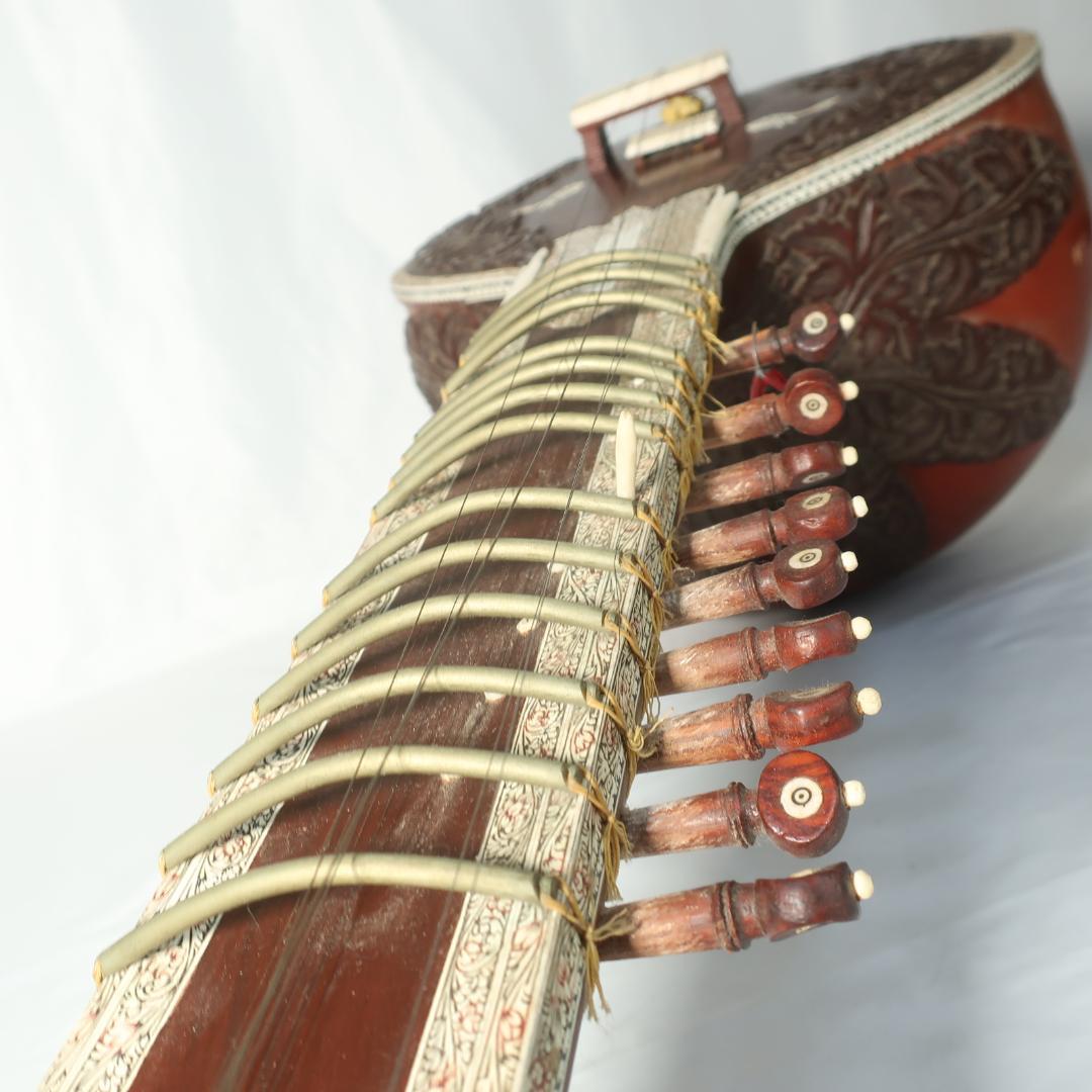 インド民族楽器 シタール 全長約124cm
