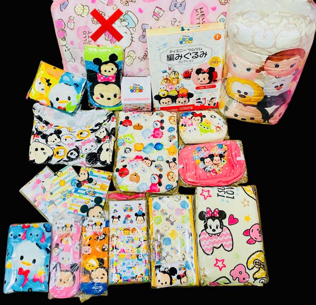 ツムツムグッズまとめ売り　ディズニーキャラクター　小物　クッション他