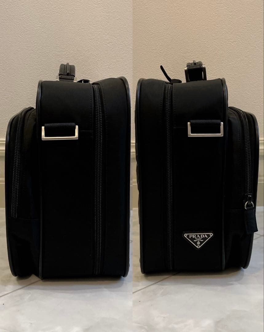 PRADA ビジネスバッグ 2way ショルダーバッグ ブラック ナイロン