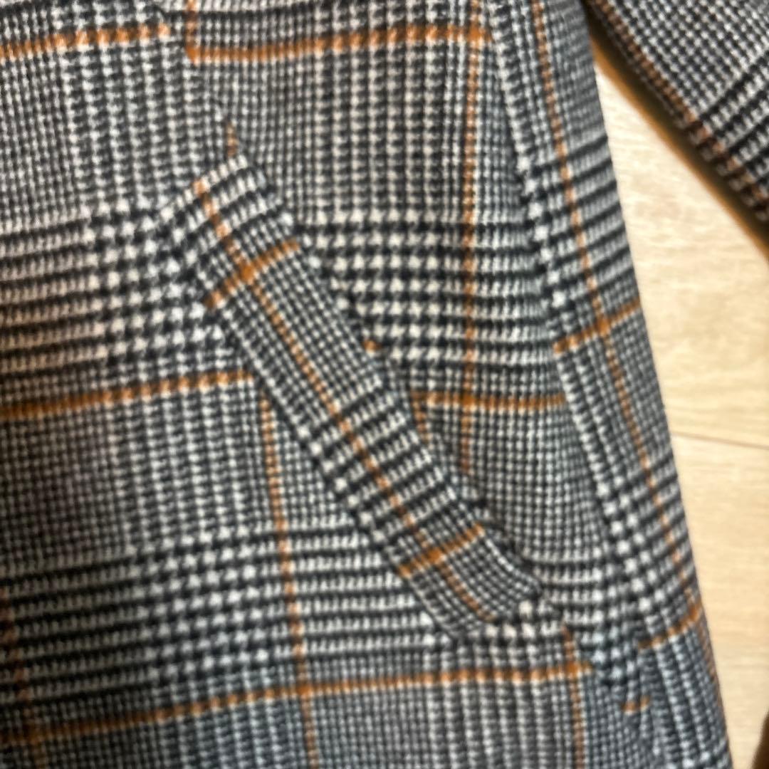 allureville タータンチェックコート　美品⭐️