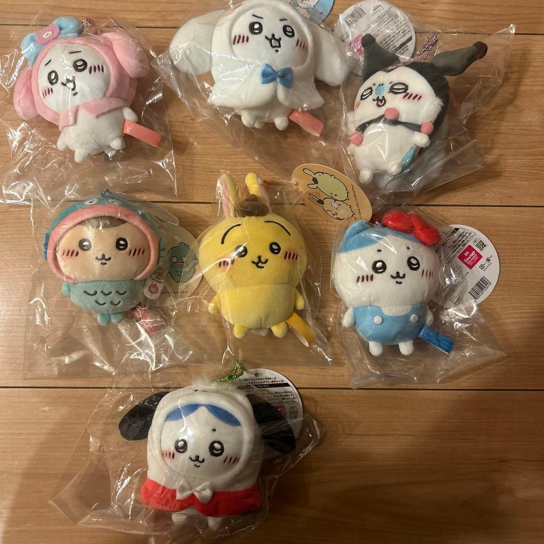 ぷちミニマスコット 7種セット ちいかわ サンリオキャラクター コラボ 第1弾
