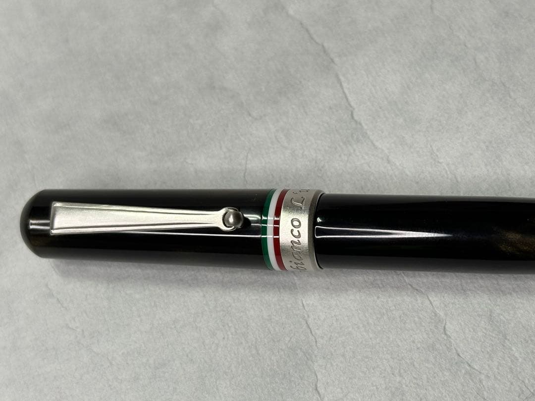 新品未使用 オロビアンコ デルタ コラボ万年筆 コンパーニョ BK ブラック