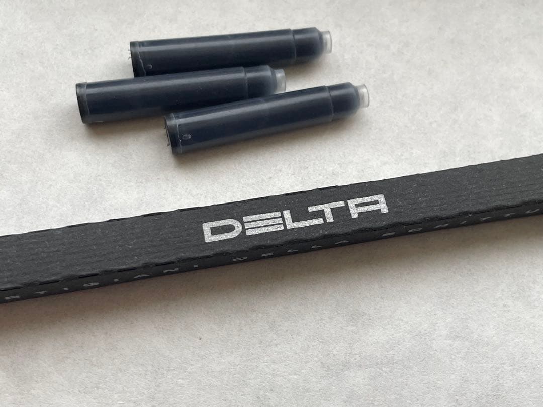 新品未使用 オロビアンコ デルタ コラボ万年筆 コンパーニョ BK ブラック