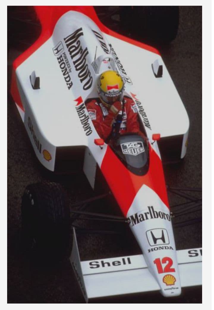 ミニチャンプス 1/18 マクラーレン MP4/4 A.セナ Marlboro