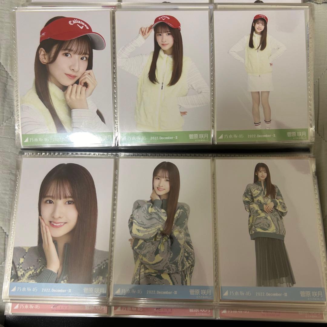 乃木坂46 菅原咲月 2022年月間ランダム 生写真 コンプ 25種 まとめ売り