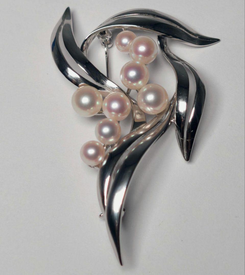【極美品 最高級】ミキモト ブローチ パール フォーマル 皇室御用達 正規品