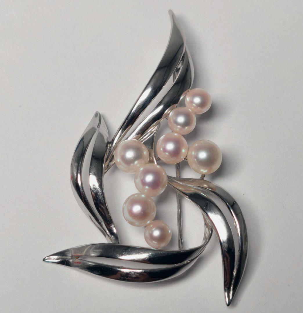 【極美品 最高級】ミキモト ブローチ パール フォーマル 皇室御用達 正規品