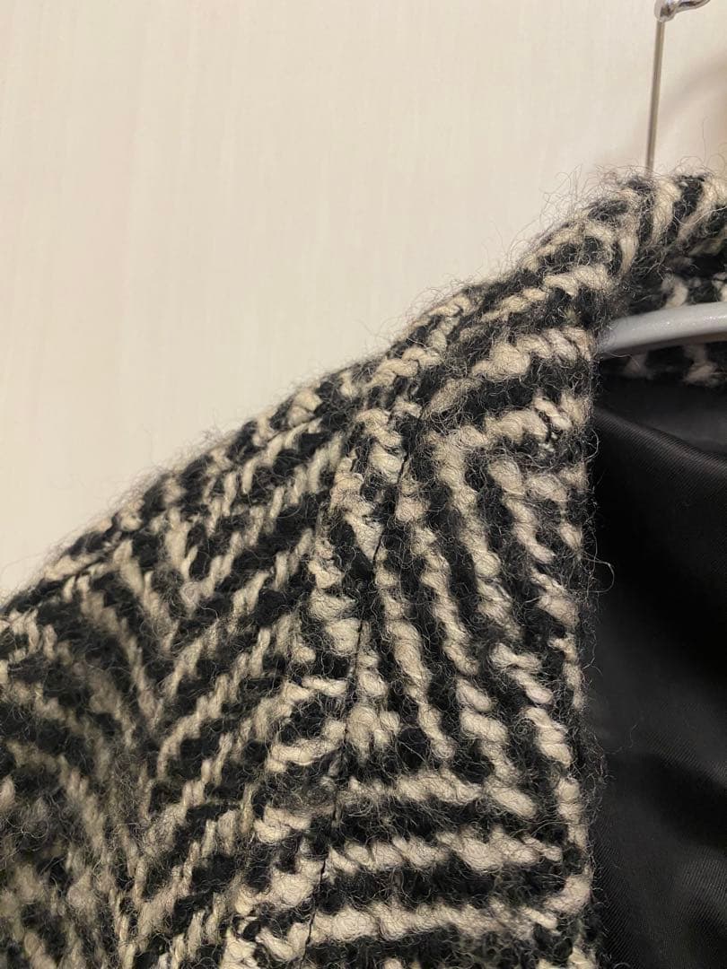 MAISON EUREKA ヘリンボーン オフィサーコート