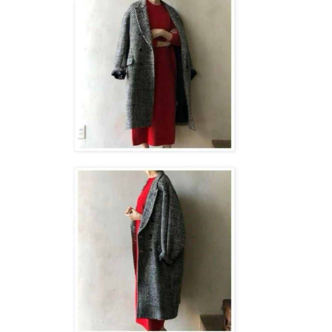 MAISON EUREKA ヘリンボーン オフィサーコート