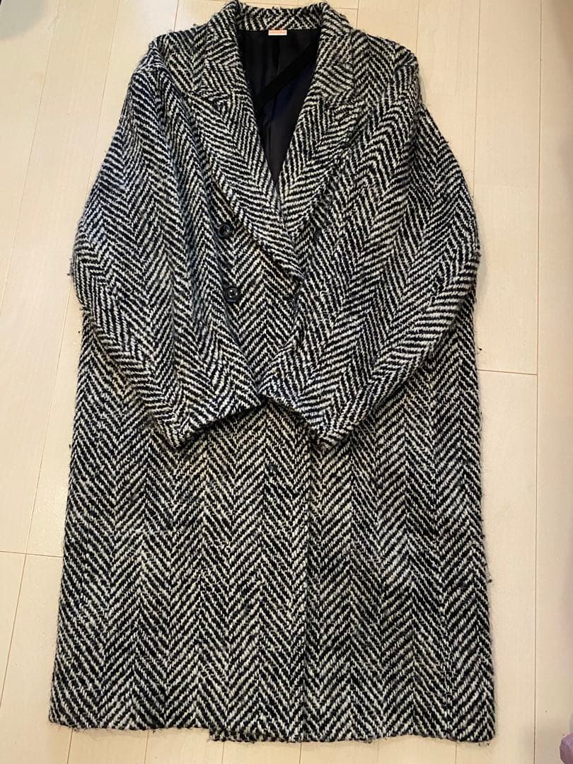 MAISON EUREKA ヘリンボーン オフィサーコート