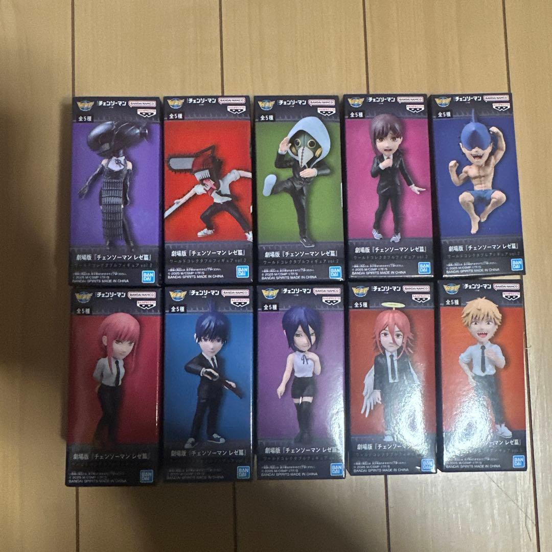 チェンソーマン ワールドコレクタブル　コンプリート　vol1 vol2 レゼ編