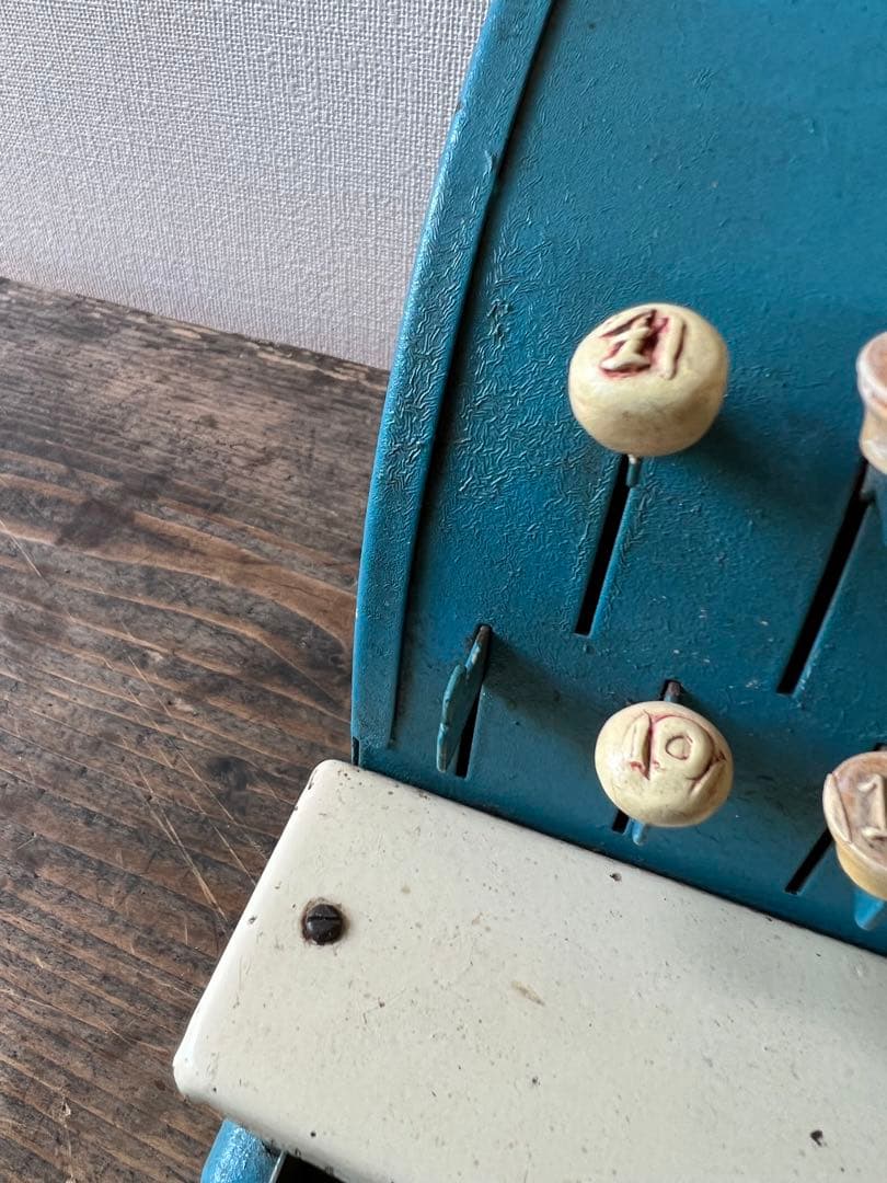 イタリアCODEG子どもおもちゃレトロキャッシャー 青