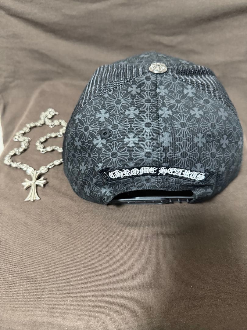 CHROME HEARTS 花柄メッシュキャップ