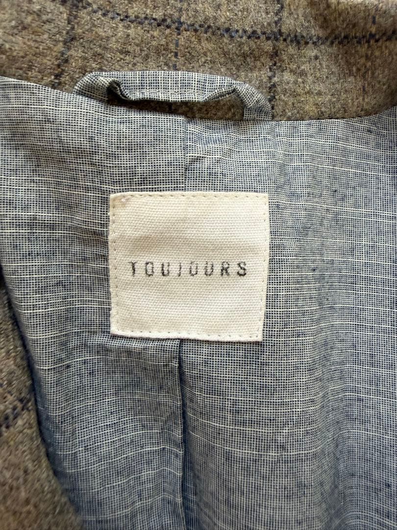 未使用　トゥジュー　チェスターコート　ウール　カシミヤ　日本製