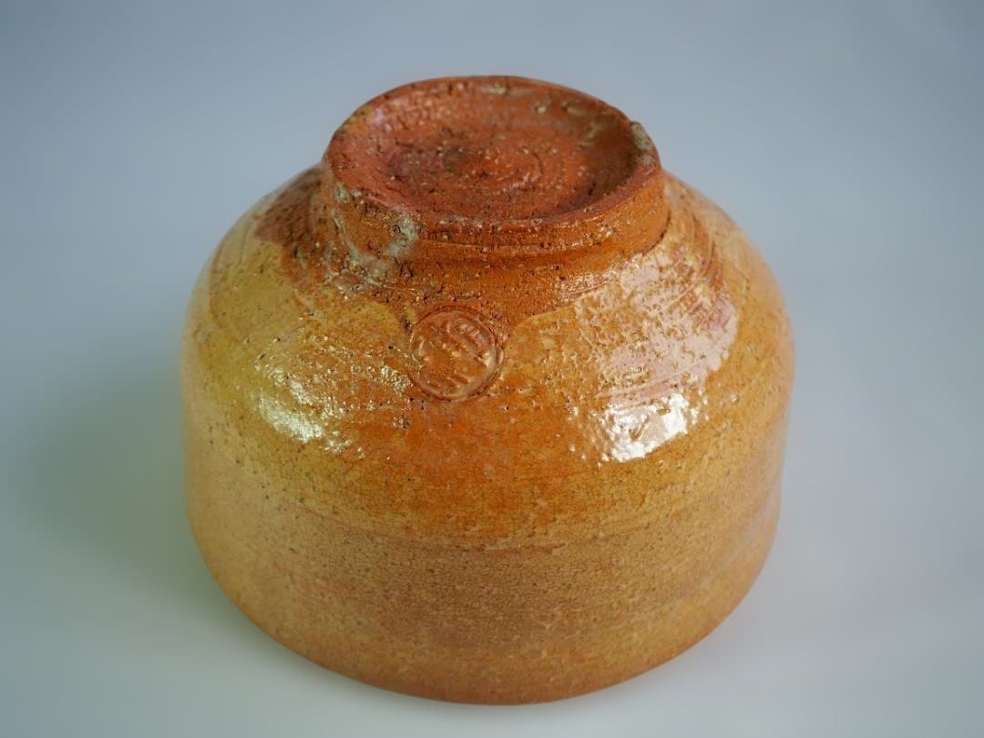 裏千家15世鵬雲斎宗匠御書付『萩茶碗』15代坂倉新兵衛造 (共箱)