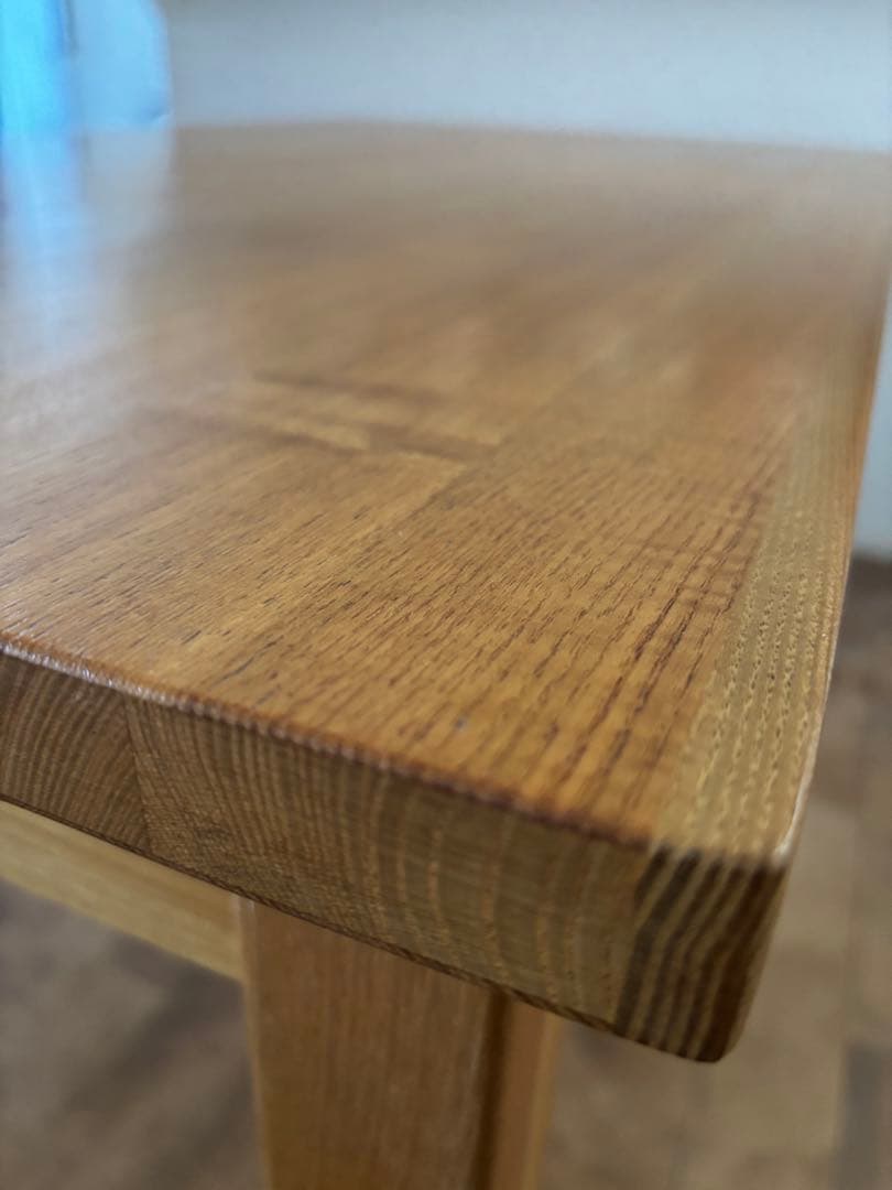 無印良品　ダイニングテーブル　タモ材　140×80×72㎝