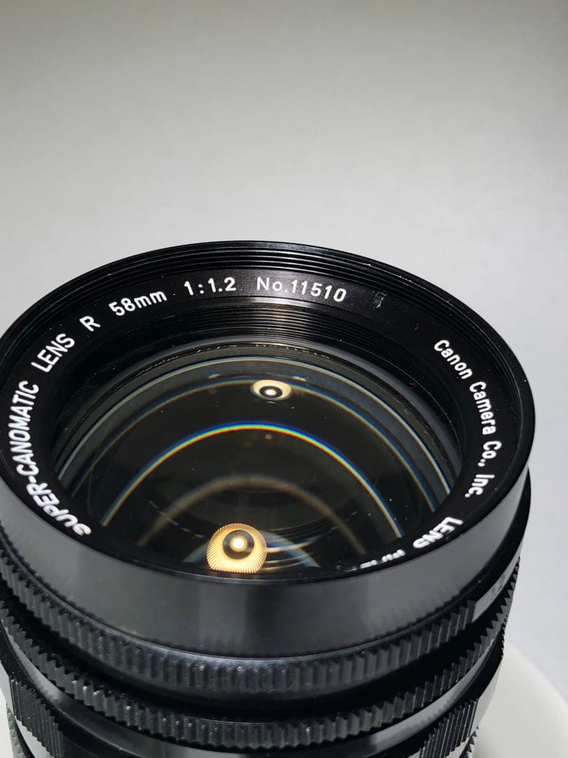 レンズ(単焦点) Canon SUPER CANOMATIC R 58mm f1.2